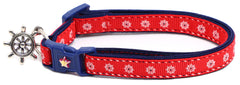 Ships Wheels Breakaway Cat Collar